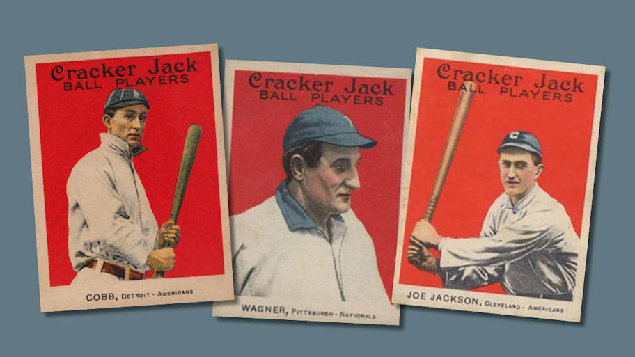 A closer look at the iconic 1914-1915 Cracker Jack baseball card sets